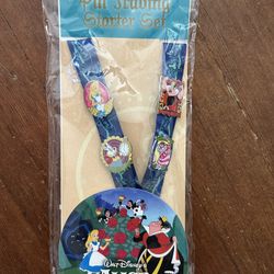 Official Disney Alice In Wonderland Enamel Pin Set