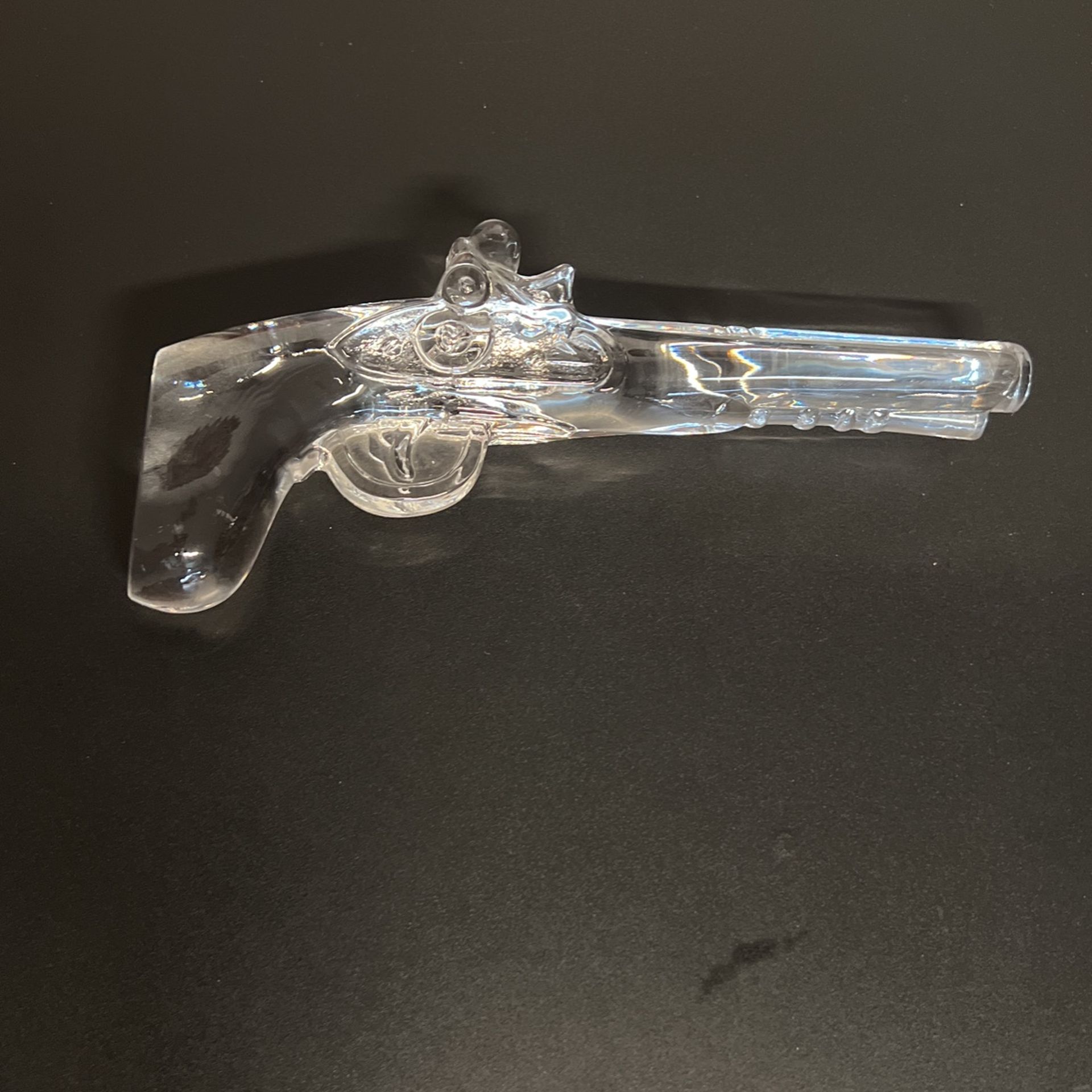 Glass Gun Paperweight