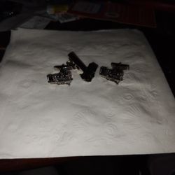 Vintage Rolleiflex Cufflinks And Tie Clasp