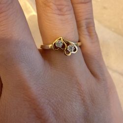 Zales Heart ring 10k Gold