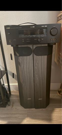 Yamaha Htr receiver and Bose speakers system