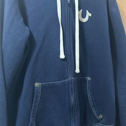 Blue True Religion Hoodie 