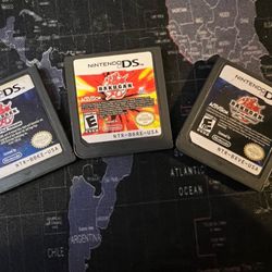Bakugan ds games ( lot of 3 )