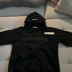 Essentials Black Hoodie