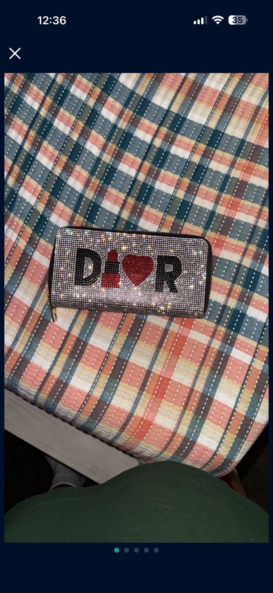 Dior lipstick clutch