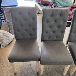 4 Kitchen Chairs. Padded. Decent Condition. 