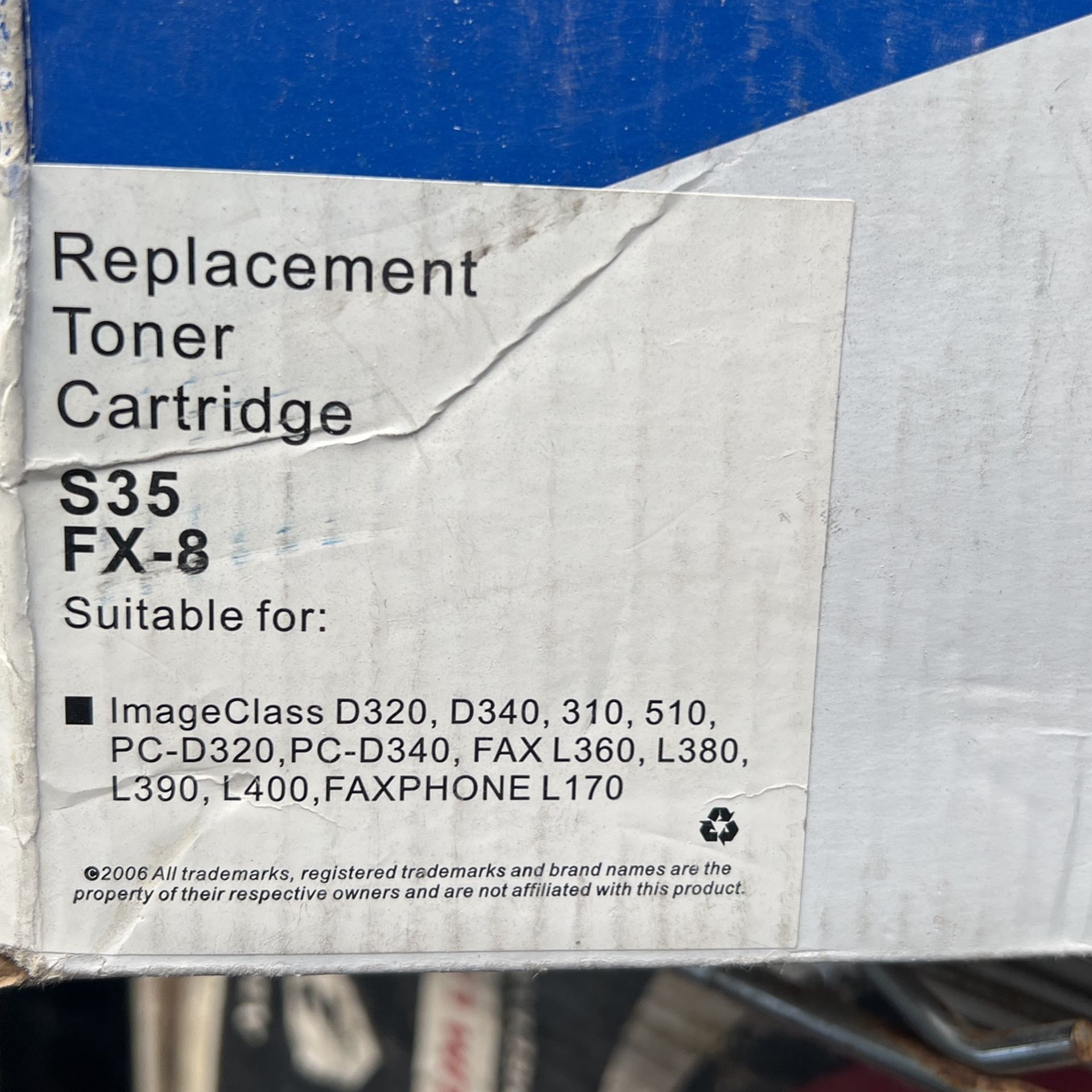Fx8 Black Toner Cartridge- Replacement for Canon FX 8 