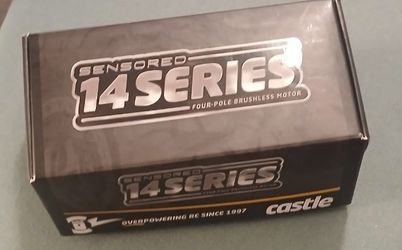 Castle Creations 060-0094-00 1(contact info removed)Kv w/ 3.2mm Shaft Sensored Brushless Motor