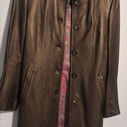 Black leather jacket
