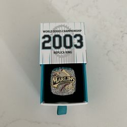 2003 Florida Marlins Replica Ring