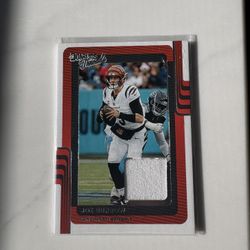 🔥 2025 Panini Donruss Threads – Joe Burrow Patch Card 🔥