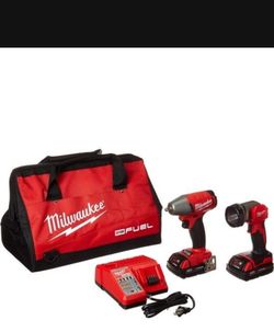 New! Milwaukee 2895-22ct m18 Fuel Cordless 2-piece Combo kit..