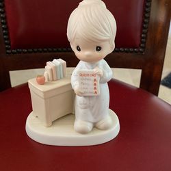 Precious Moments “Love Never Fails” Porcelain Collectible 