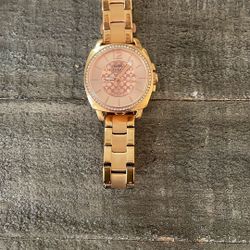 Coach Rose gold Watch