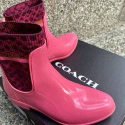 Coach Rain boots 