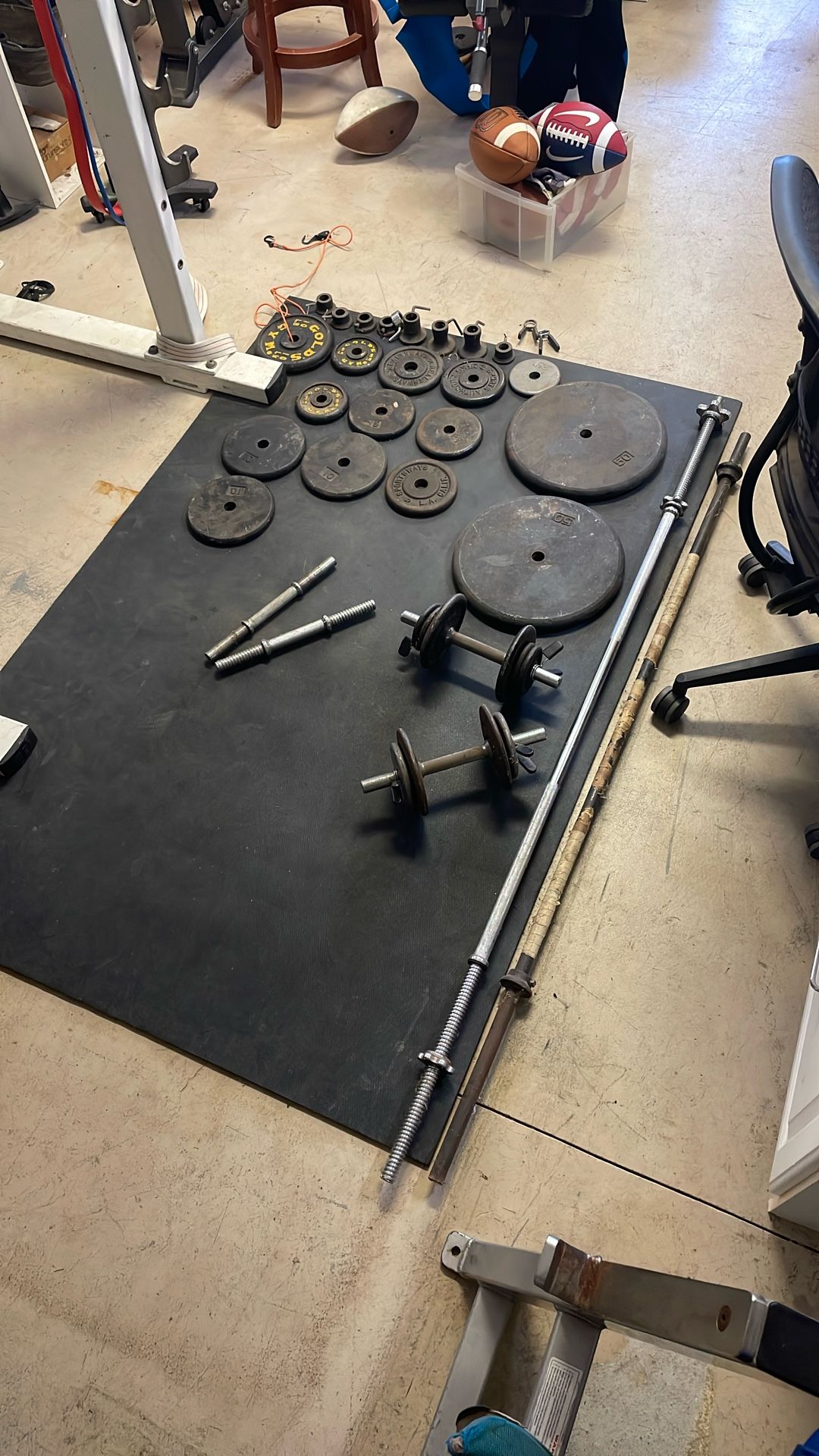 Standard Weights And Clips And Bars