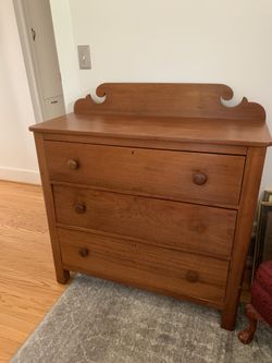 Antique American Black Walnut Dresser