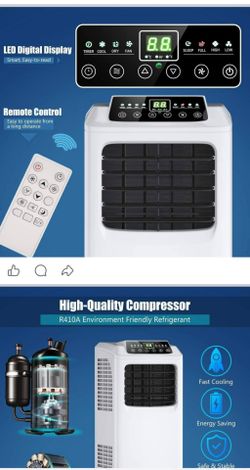 Portable Air Conditioner with Remote Control