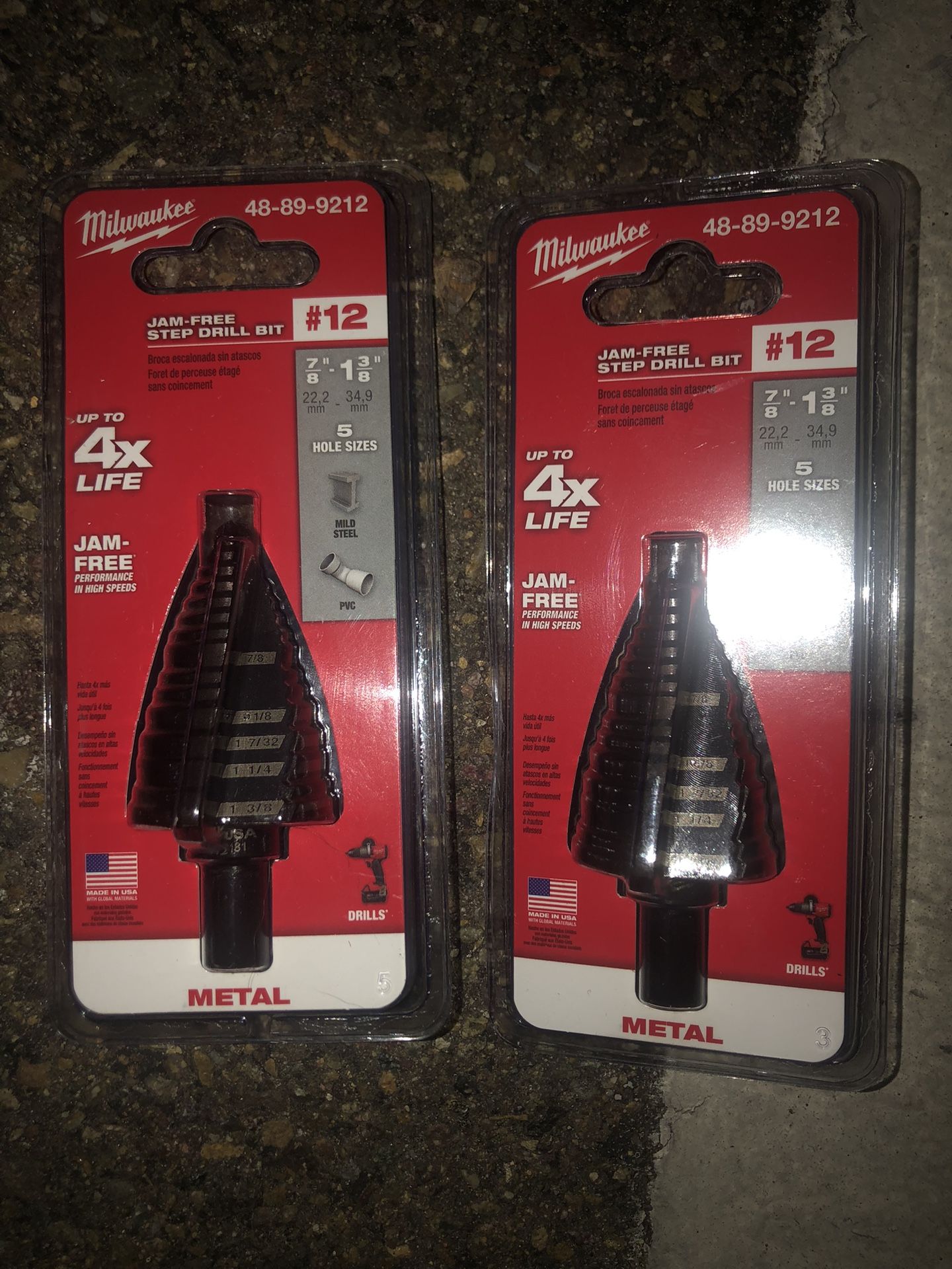 Milwaukee step drill bit number 12 for Sale in Chula Vista, CA OfferUp