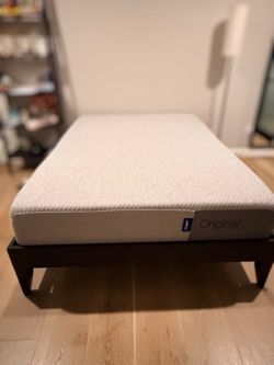 Casper Full Mattress (Clean!) with Bed Frame