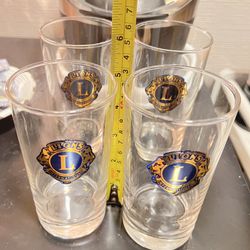 For Vintage Barware Glasses By Lions Club Clean Smoke Free Home No Chips Or Cracks Or Damage