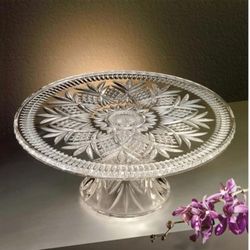 Crystal Cake Plate