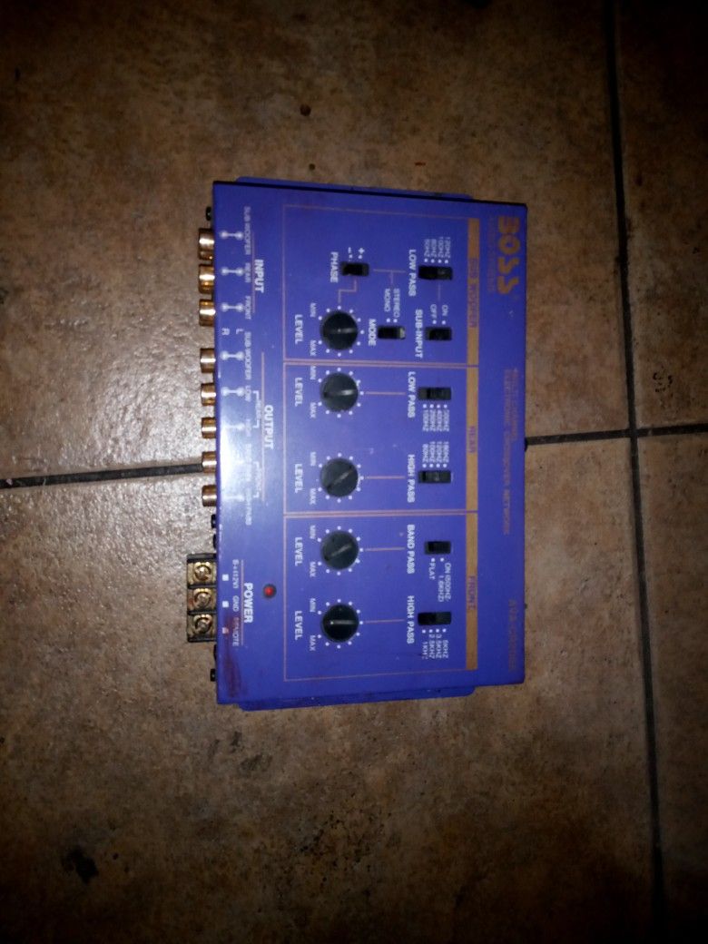 Boss Multi Ch Electronic Crossover Network Ava-cr209a