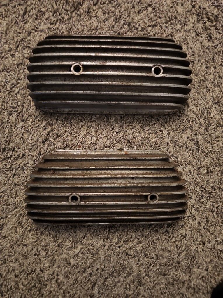 A Pair Of Rare Vintage Volkswagen Value Covers