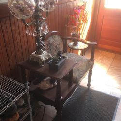 Antique Chair Desk