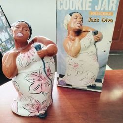 Jazz Diva Cookie Jar