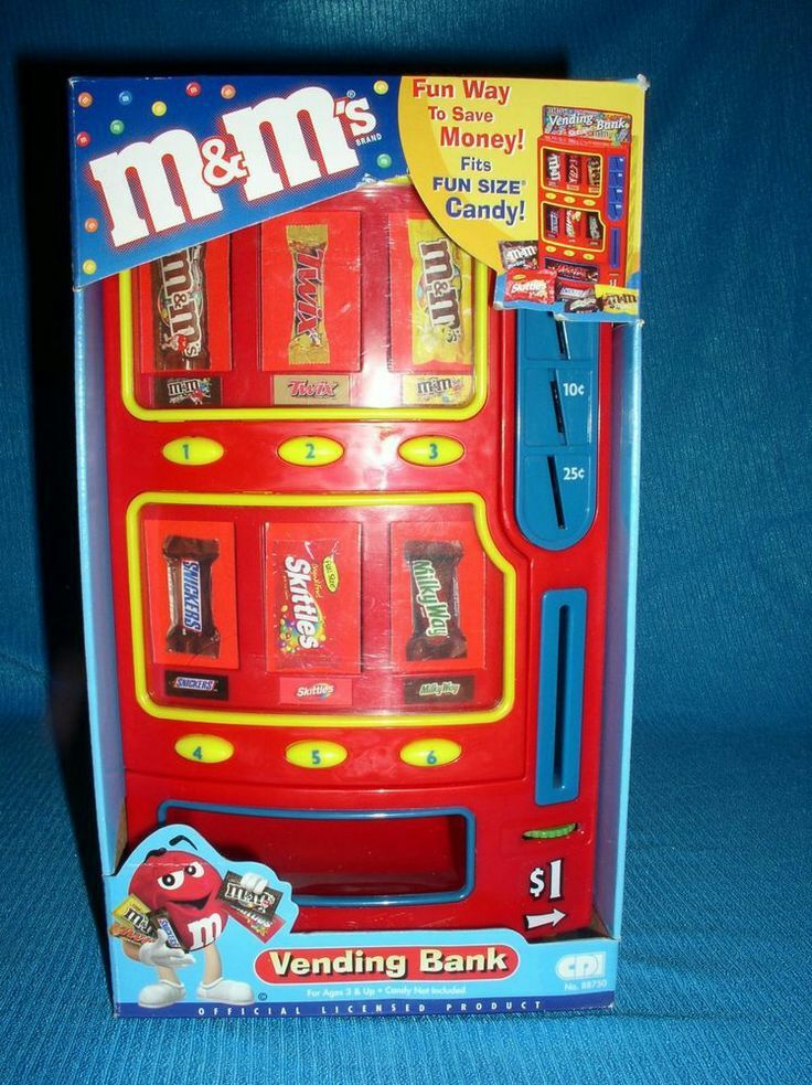 M&M vending machine Bank