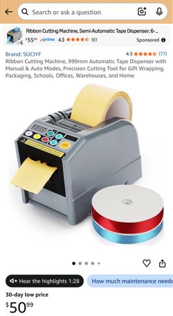 Ribbon Cutting Machine, Automatic Tape Dispenser