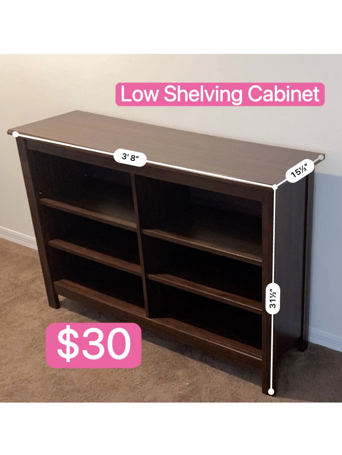 Low Shelving Cabinet