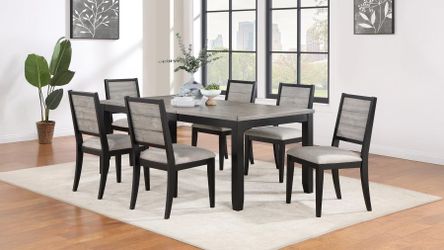 9-piece Rectangular Extension Leaf Dining Set