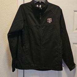 Men's A&M  Under Armour Small to Medium Black Full Zip Jacket 