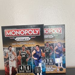 Monopoly Prizm: NBA Trading Card Edition Board Game - Sealed BOOSTER BOX