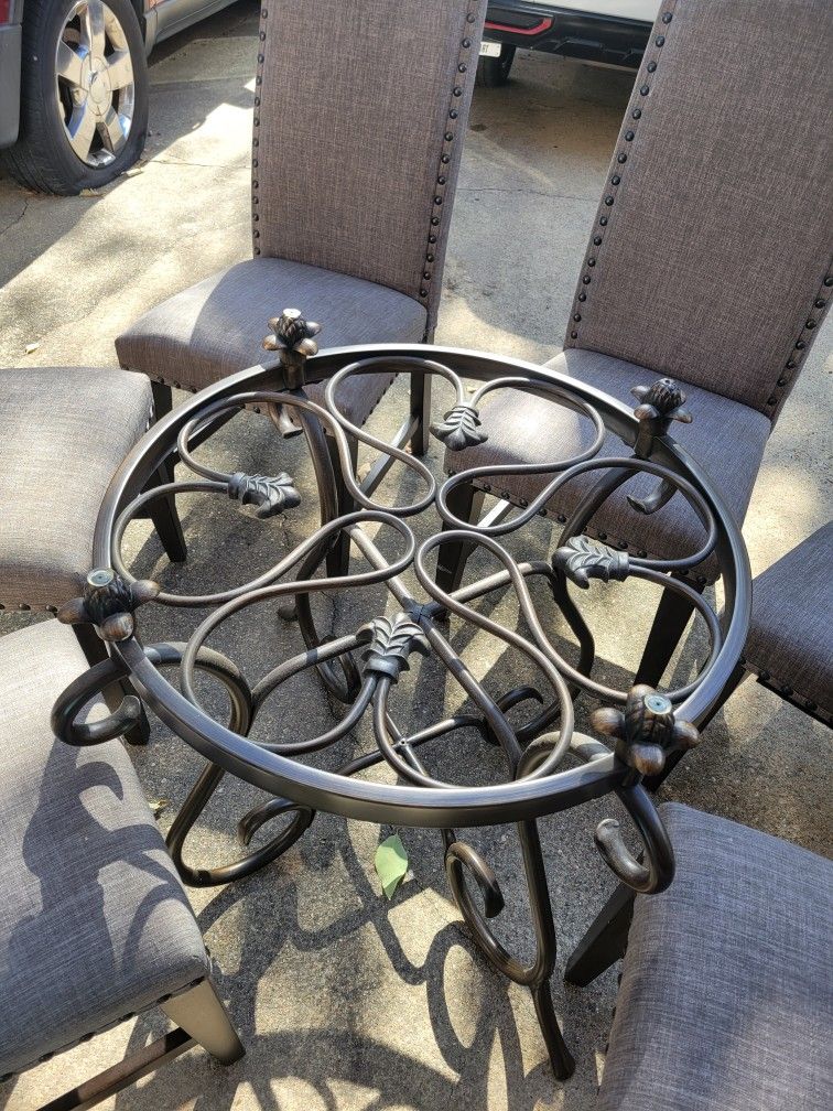 Glass Kitchen Table 6 Chairs