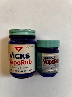 Vintage Vicks VapoRub Jars