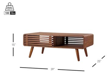 Coffee table with storage - NEW