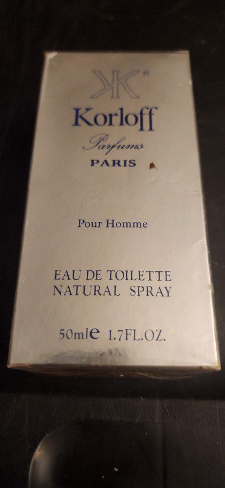 New Sealed Korloff Pour homme Paris Mens Parfums 1.6 oz