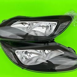 12-14 Ford Focus Headlights Faros Calaveras Micas Luces 