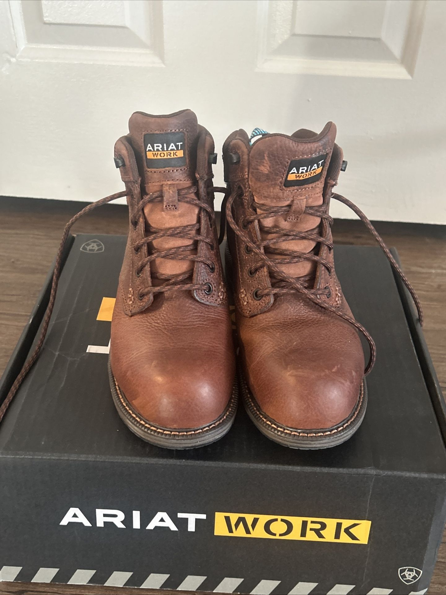 Ariat Womens Work Boots Casual Mid Lace SD Composite Toe Brown Size 7.5