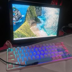 Pc Gaming With Monitor 