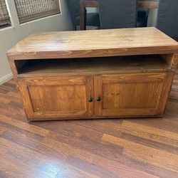 Oak tv stand