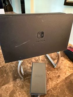 Official Nintendo Switch OLED Dock Set Black OEM & AC Adapter HEG-007
