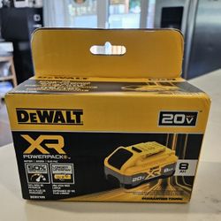 DEWALT
20-Volt MAX XR Lithium-Ion 8.0 Ah Battery Pack
Brand new unopened box 
$110 00 firm on price