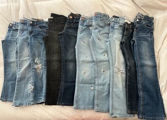 Children girls jeans sizes 6, 7 and 8