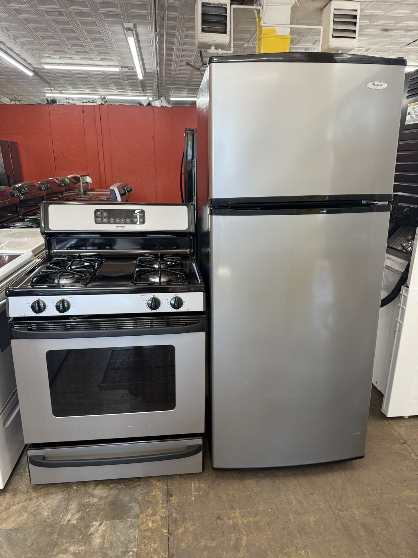 Combo Gas Stove And Refrigerator