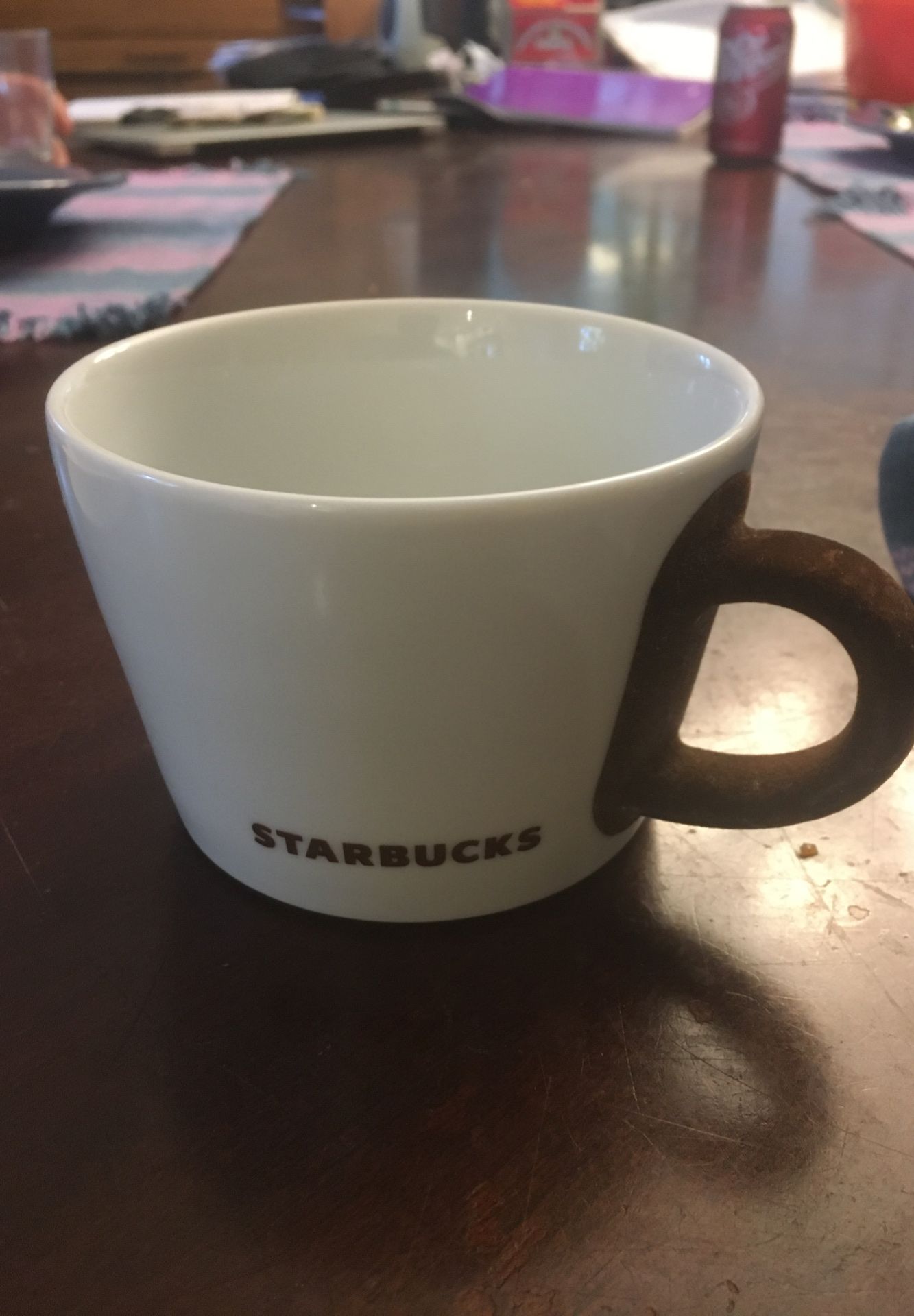 Starbucks coffee cup mug. Fuzzy Handle!!!!