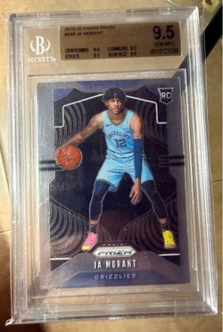 2019-20 Panini Prizm Ja Morant #249 RC Memphis Grizzlies BGS 9.5. Great eye appeal . PSA 10? Portland Trailblazers. Rookie card all sub grades are 9.5